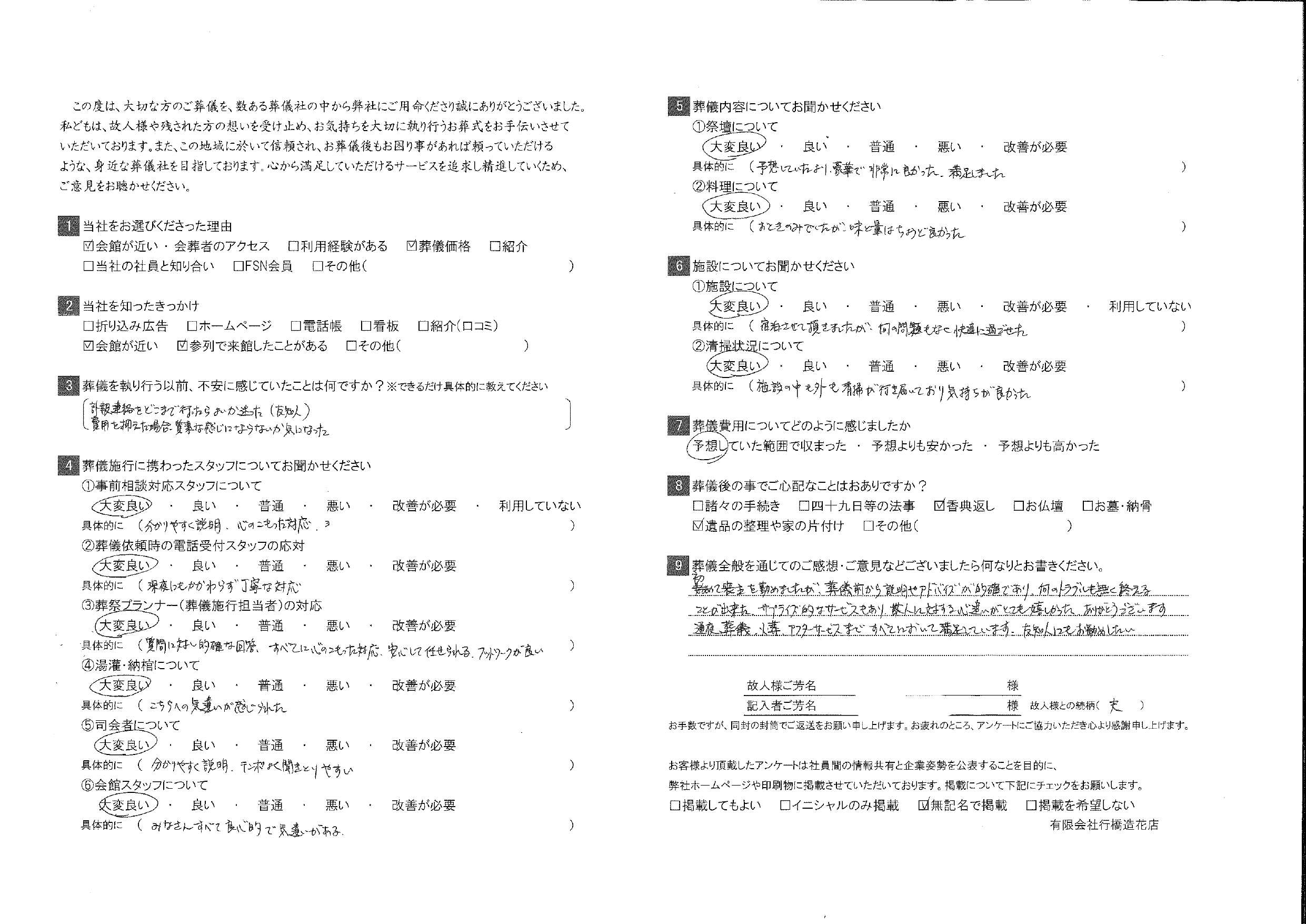 お客様の声イメージ