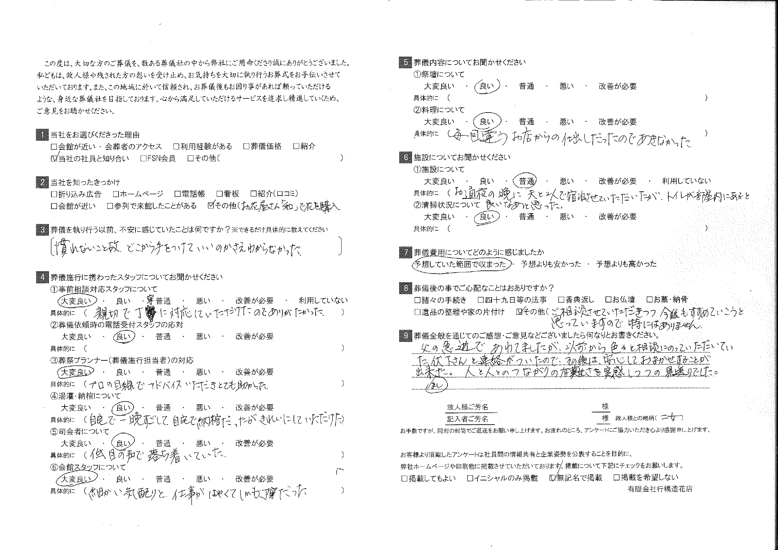 お客様の声イメージ