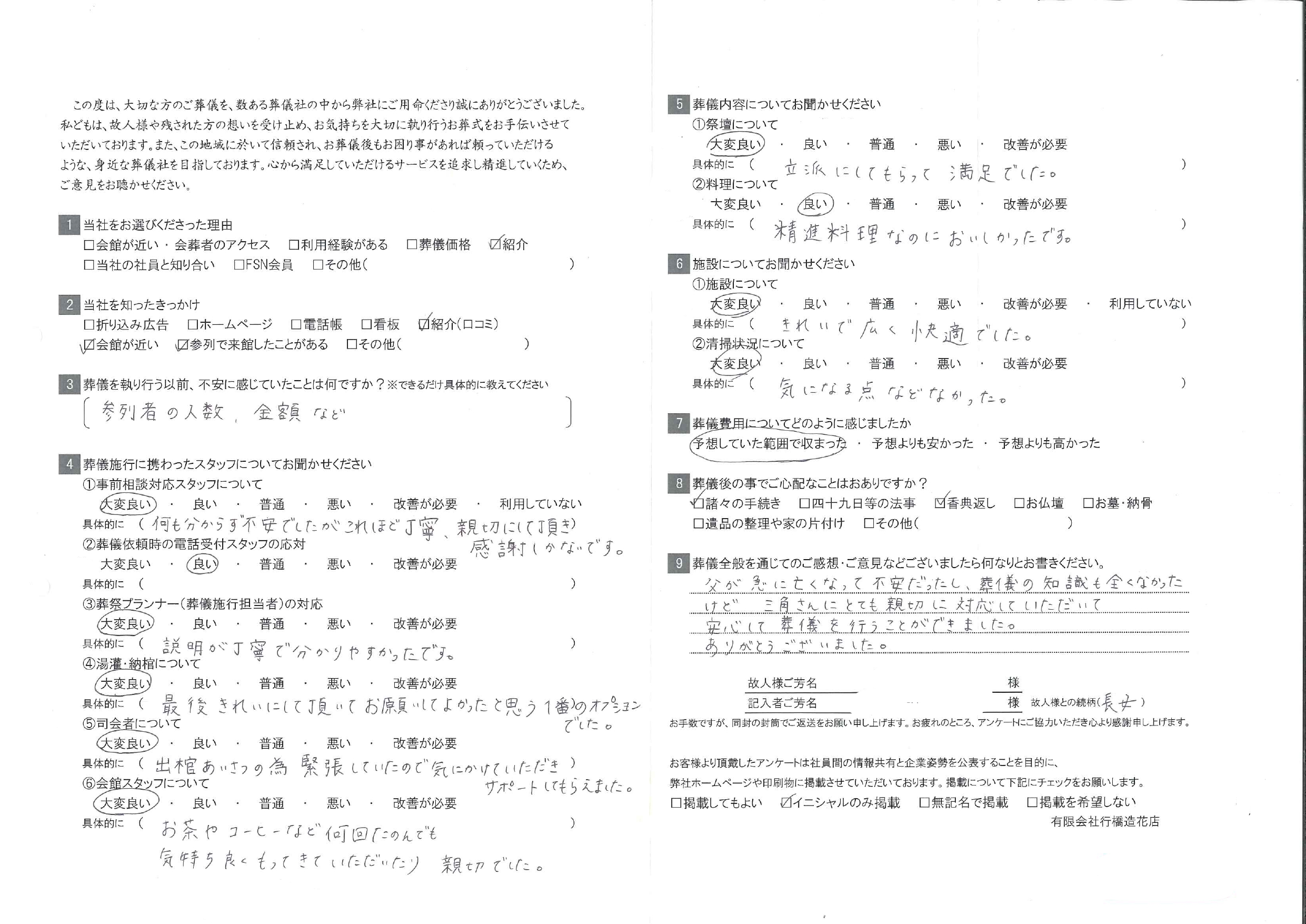 お客様の声イメージ