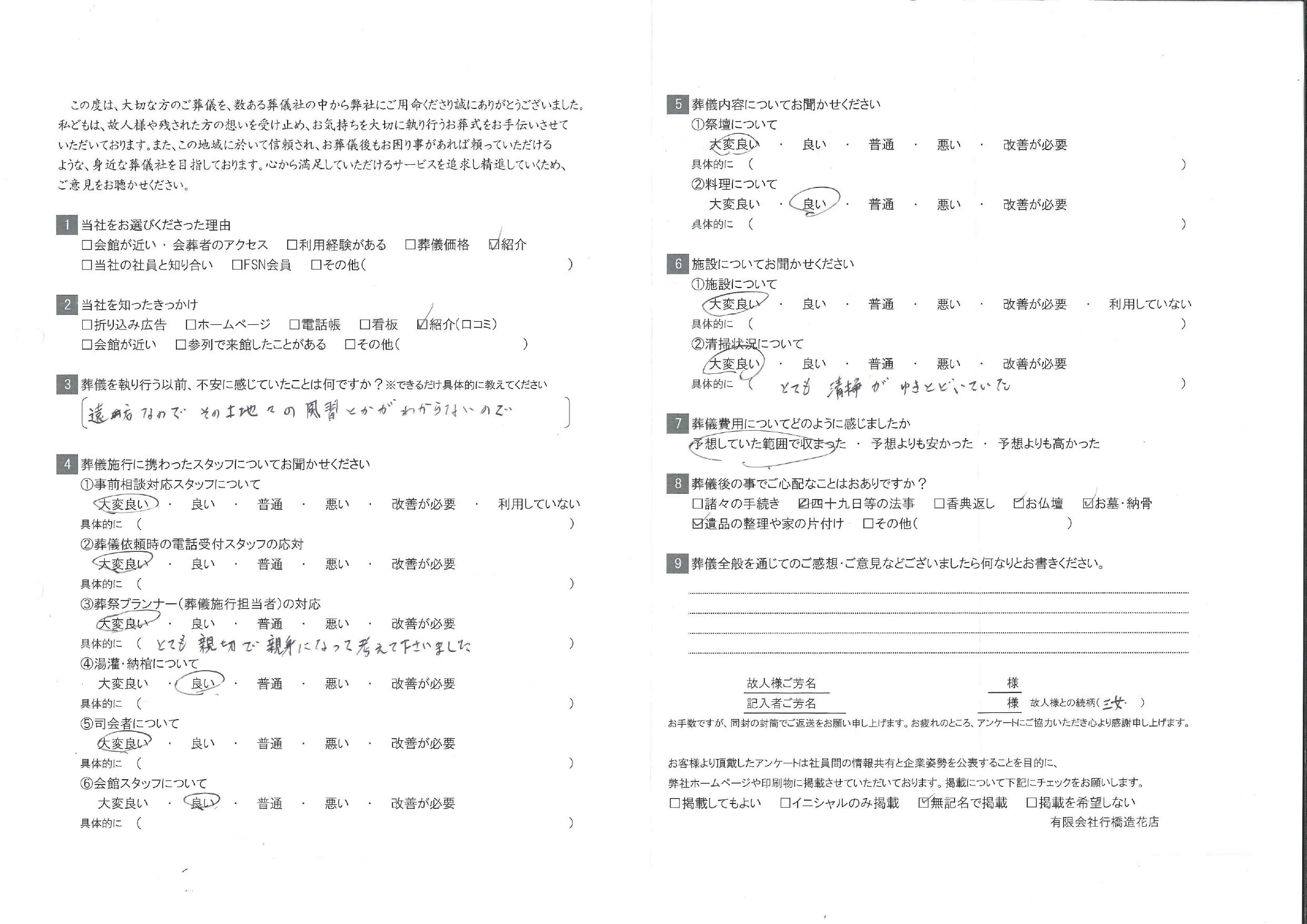 お客様の声イメージ