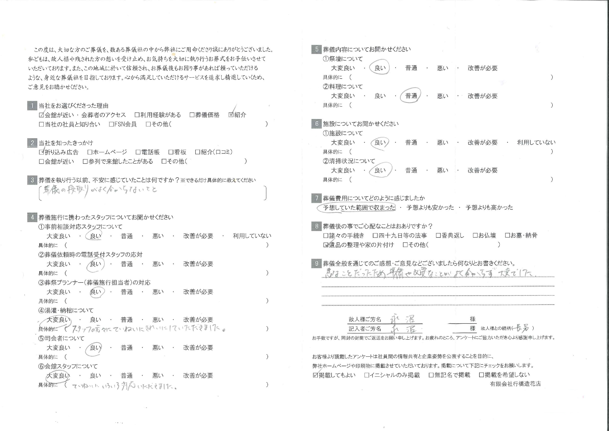 お客様の声画像