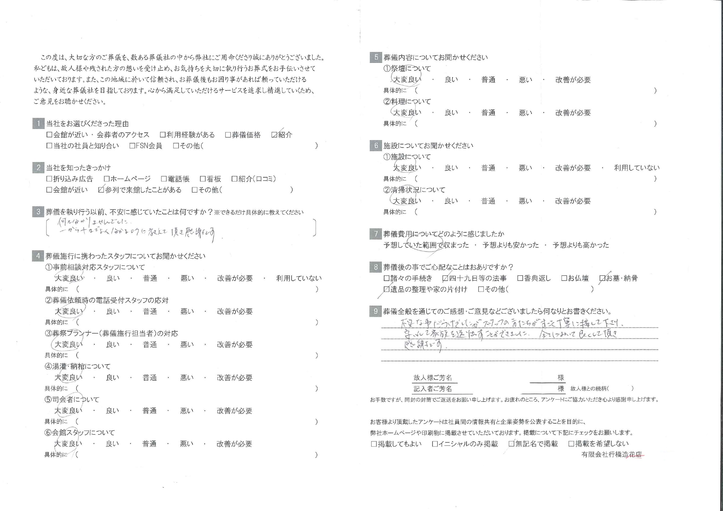 お客様の声イメージ
